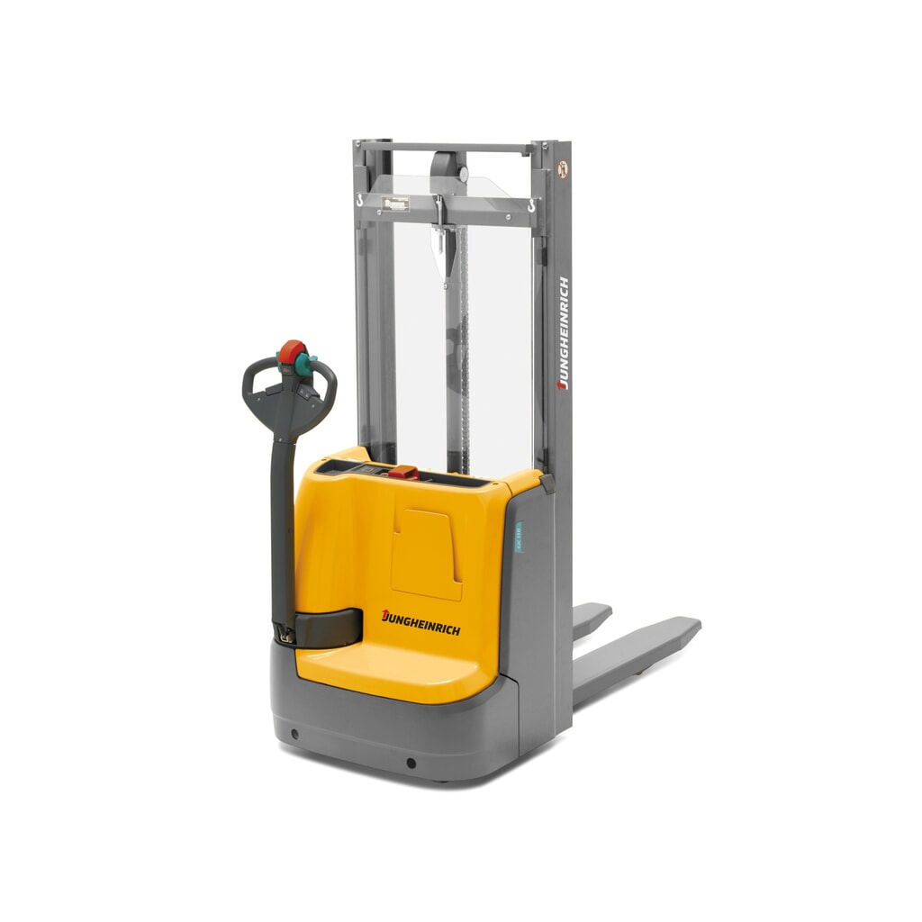 Immagine del prodotto: Jungheinrich stoccatore elettrico EJC 110/ZT, doppio montante telescopico, altezza di sollevamento 3.290 mm, portata 1.000 kg, impianto idraulico proporzionale, Aquamatik