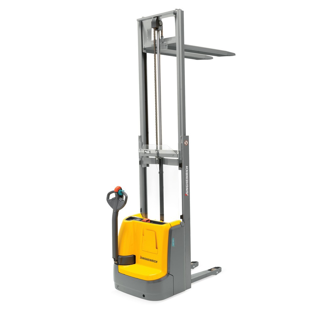 Immagine del prodotto n. 2: Elevatore elettrico Jungheinrich EJC 112/ZT, doppio montante telescopico, altezza di sollevamento 2.790 mm, portata 1.200 kg, impianto idraulico proporzionale, Aquamatik