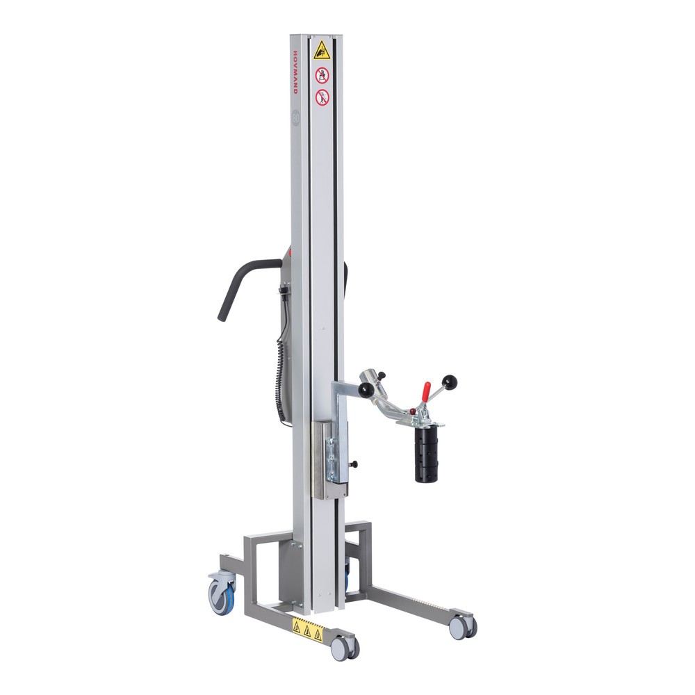 Immagine del prodotto: Elevatore HOVMAND con manipolatore rotoli per rotoli fino a 40 kg, altezza di sollevamento 1.242 mm, portata 80 kg