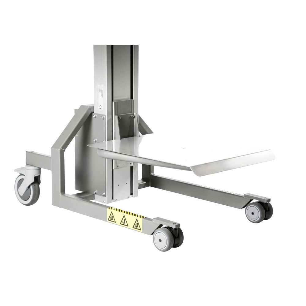 Immagine del prodotto n. 3: Elevatore HOVMAND con piattaforma in acciaio inox, intervallo di sollevamento 100-1.710 mm, portata 80 kg