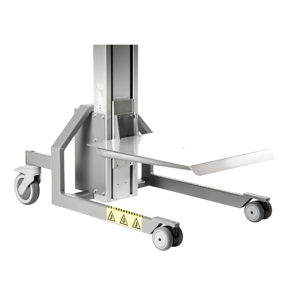 Immagine del prodotto n. 4: Elevatore HOVMAND con piattaforma in acciaio inox, intervallo di sollevamento 100-1.310 mm, portata 80 kg