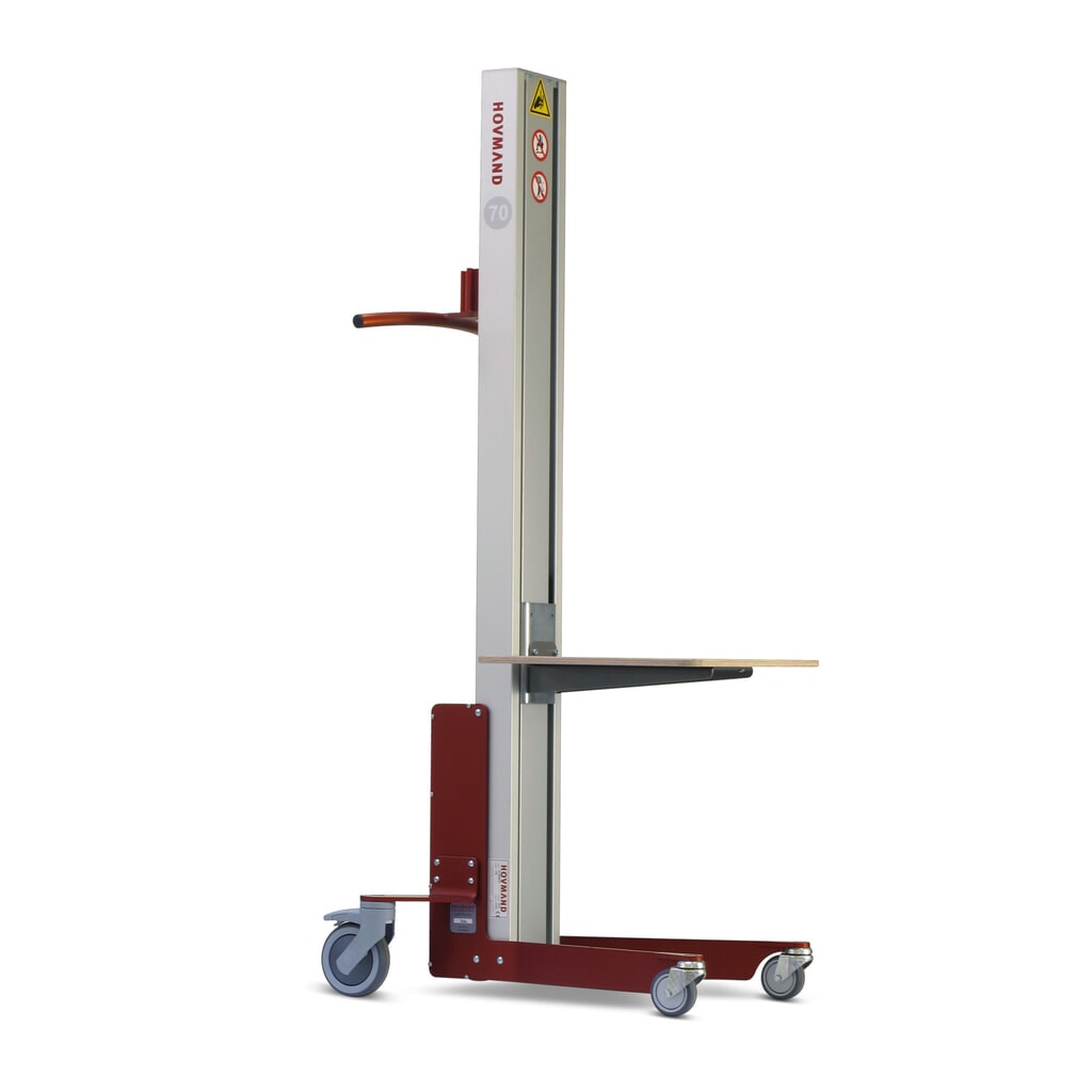 Elevatore HOVMAND con piattaforma in legno, area di sollevamento 115-1.354 mm, portata 70 kg Immagine del prodotto: Elevatore HOVMAND con piattaforma in legno, area di sollevamento 115-1.354 mm, portata 70 kg