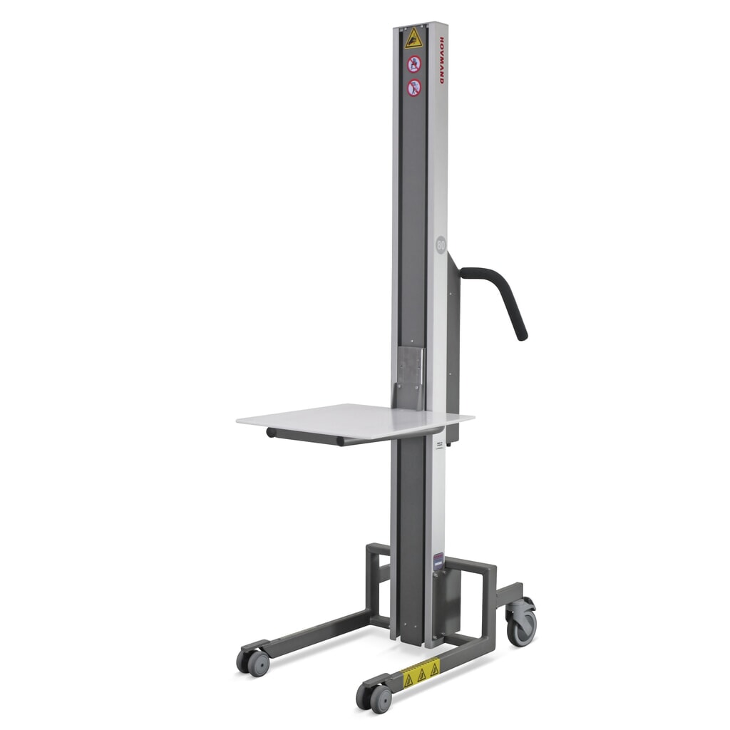 Elevatore HOVMAND con piattaforma in materiale plastico, area di sollevamento 110-1.710 mm, portata 130 kg Immagine del prodotto n. 1: Elevatore HOVMAND con piattaforma in materiale plastico, area di sollevamento 110-1.710 mm, portata 130 kg