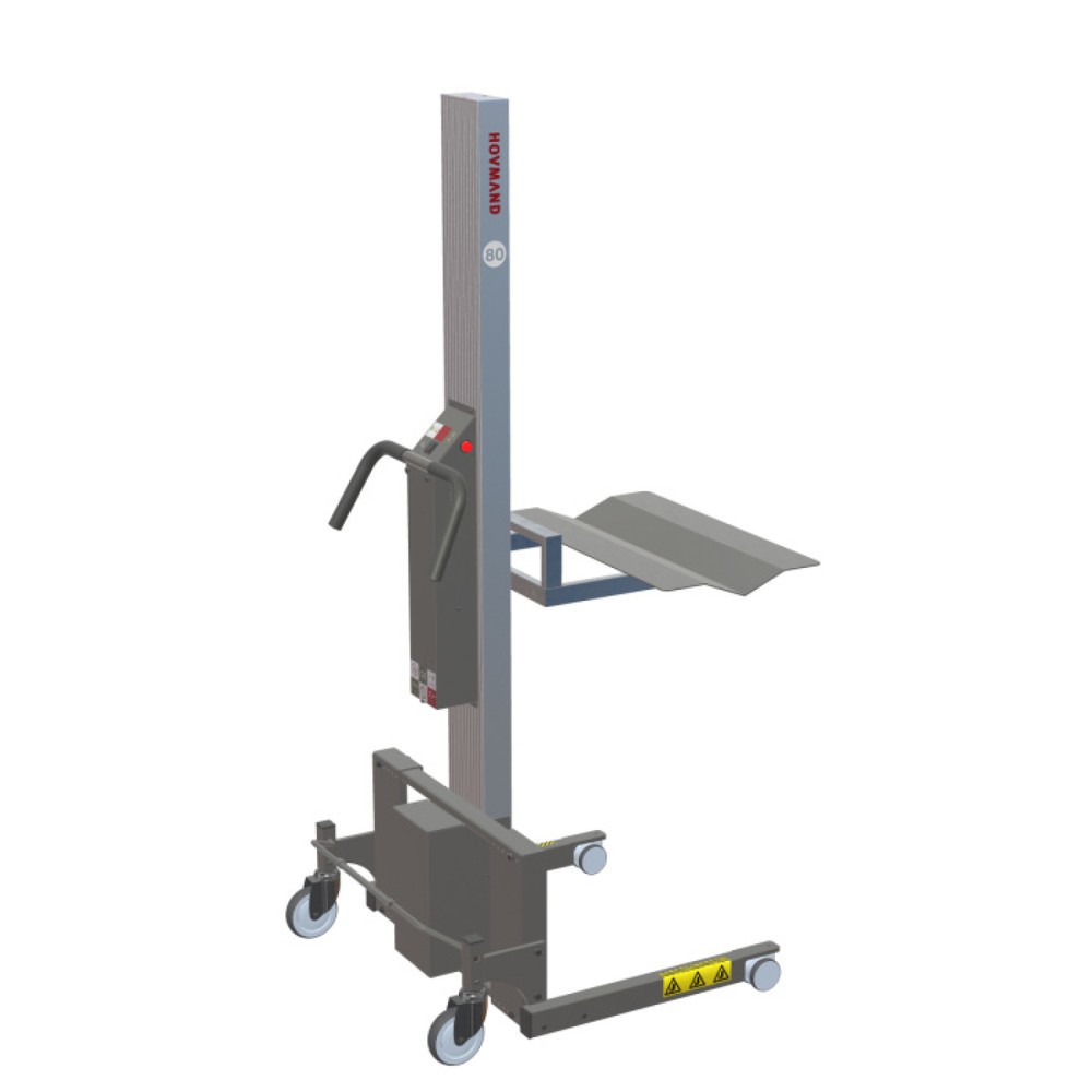 Immagine del prodotto n. 3: Elevatore HOVMAND con piattaforma per rotoli fino a 50 kg, altezza di sollevamento 1.242 mm, portata 80 kg