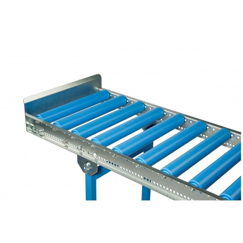 Immagine del prodotto: Battuta di fine corsa zincata e avvitata per rulliere leggere e per piccoli carichi BLUME, larghezza rulliera 800 mm