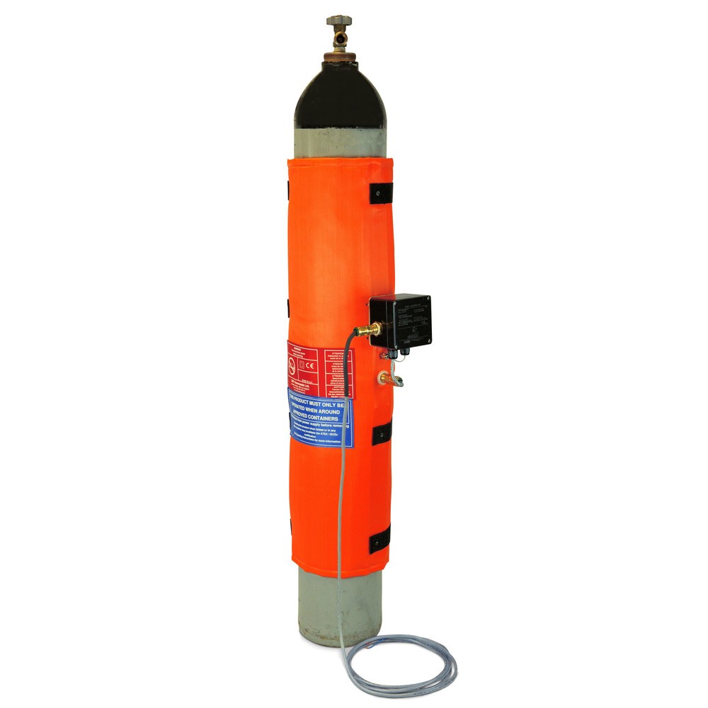 Immagine del prodotto: Fasce riscaldanti con protezione antideflagrante per bombole di gas Ø 230 mm, incl. termostato