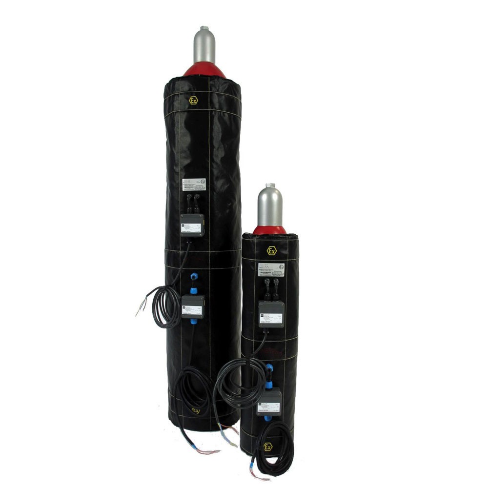 Immagine del prodotto: Fascia riscaldante per bombole di gas ATEX Kuhlmann, 10 l, 230 V, 380 W, LuxLaxA 580 x 25 x 800 mm
