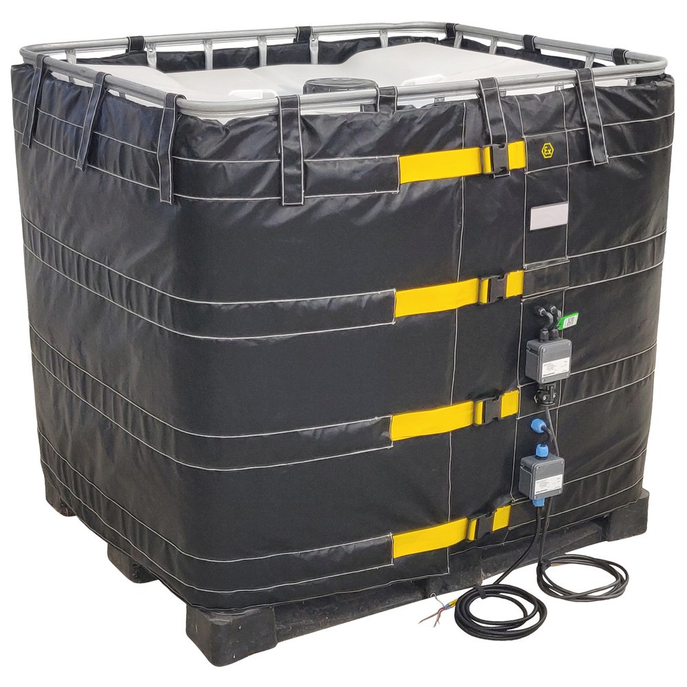 Immagine del prodotto: Fascia riscaldante per contenitori ATEX Kuhlmann per IBC, 1.000 l, 230 V, 2.400 W, LuxLaxA 4.400 x 25 x 1.000 mm