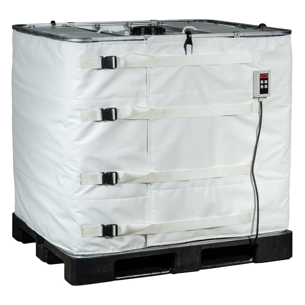 Immagine del prodotto: Fascia riscaldante per contenitori IBC Kuhlmann per l'industria alimentare e farmaceutica, 1.000 l, regolatore digitale, 0-40 ºC, 230 V, 1.300 W, LxA 4.400 x 1.000 mm