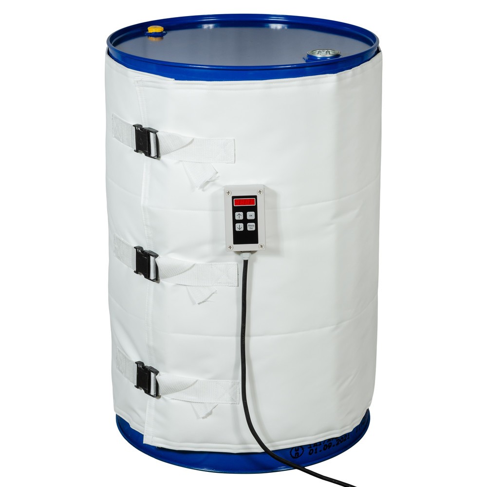 Immagine del prodotto: Fascia riscaldante per fusti Kuhlmann per l'industria alimentare e farmaceutica, 200-220 l, 0-120 ºC, 230 V, 1.200 W, LxA 1.990 x 800 mm