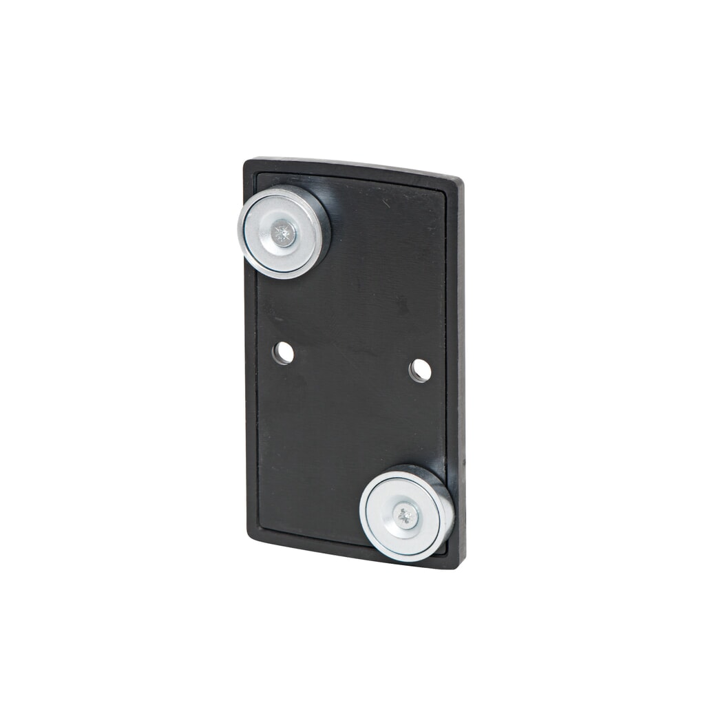 Fermaglio a muro per sistemi di sbarramento a cinghia e di guida, magnetico Immagine del prodotto: Fermaglio a muro per sistemi di sbarramento a cinghia e di guida, magnetico