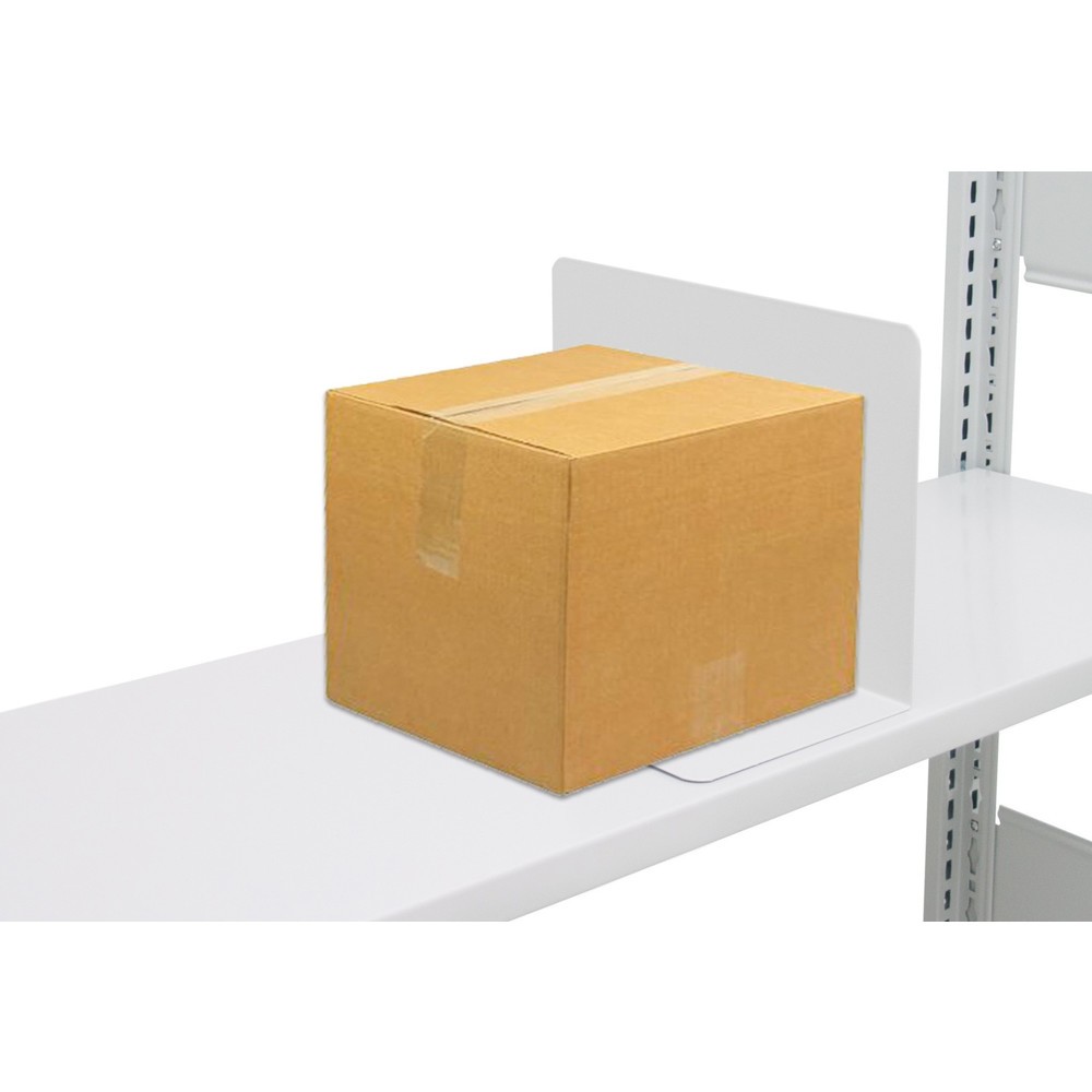Immagine del prodotto n. 2: Fermalibro per scaffalature a ripiani SCHULTE, grigio chiaro, HxD 200 x 600 mm