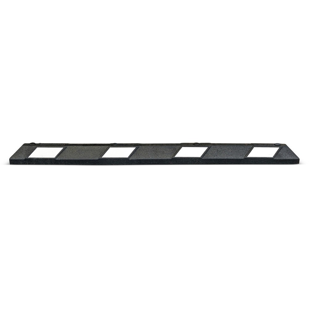 Immagine del prodotto n. 1: Fermaruote Park-AID®, nero con strisce bianche riflettenti, larghezza 1.800 mm