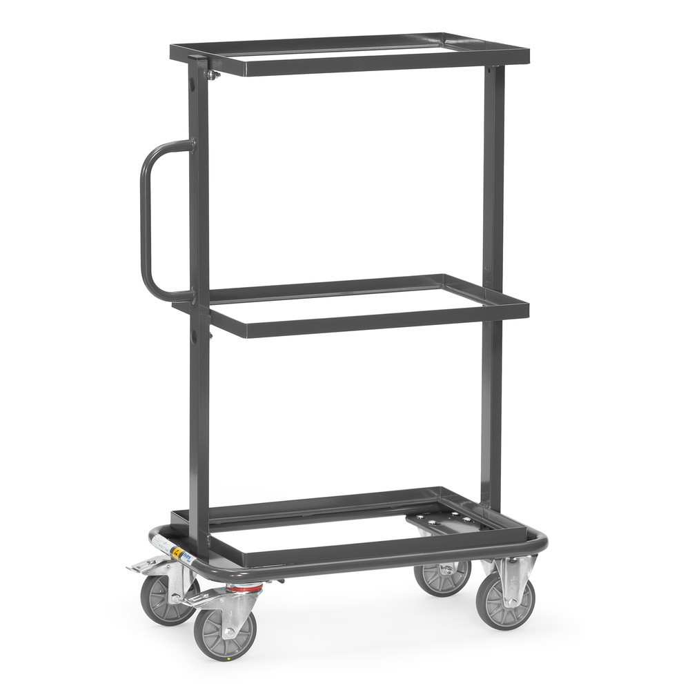 Immagine del prodotto: fetra® carrello a tavolino ESD, capacità di carico 200 kg, 3 zone di carico 405 x 605 mm, senza ripiani