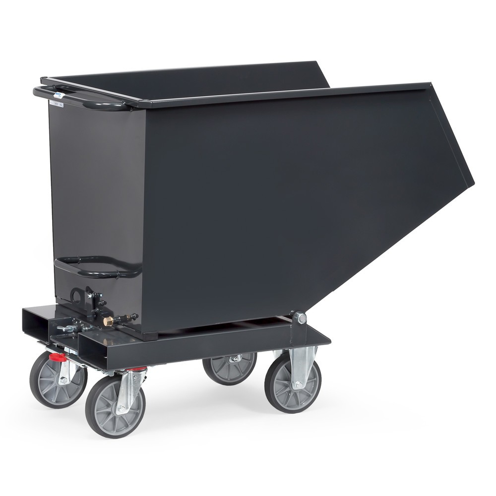 Immagine del prodotto n. 2: fetra® vasca ribaltabile ribaltabile con ruote, 0,8 m³, grigio antracite