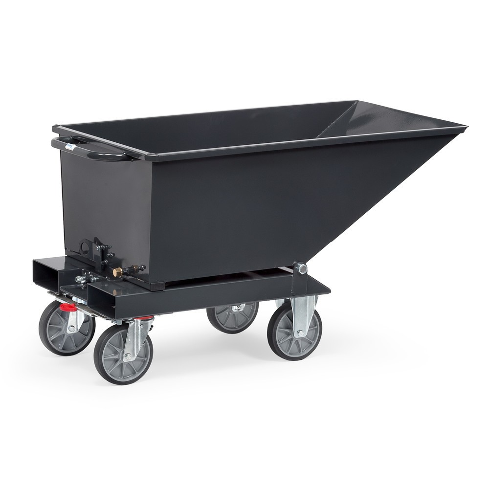 Immagine del prodotto n. 6: fetra® 0.25 m³ - vasca ribaltabile ribaltabile con ruote, colore: Grigio antracite