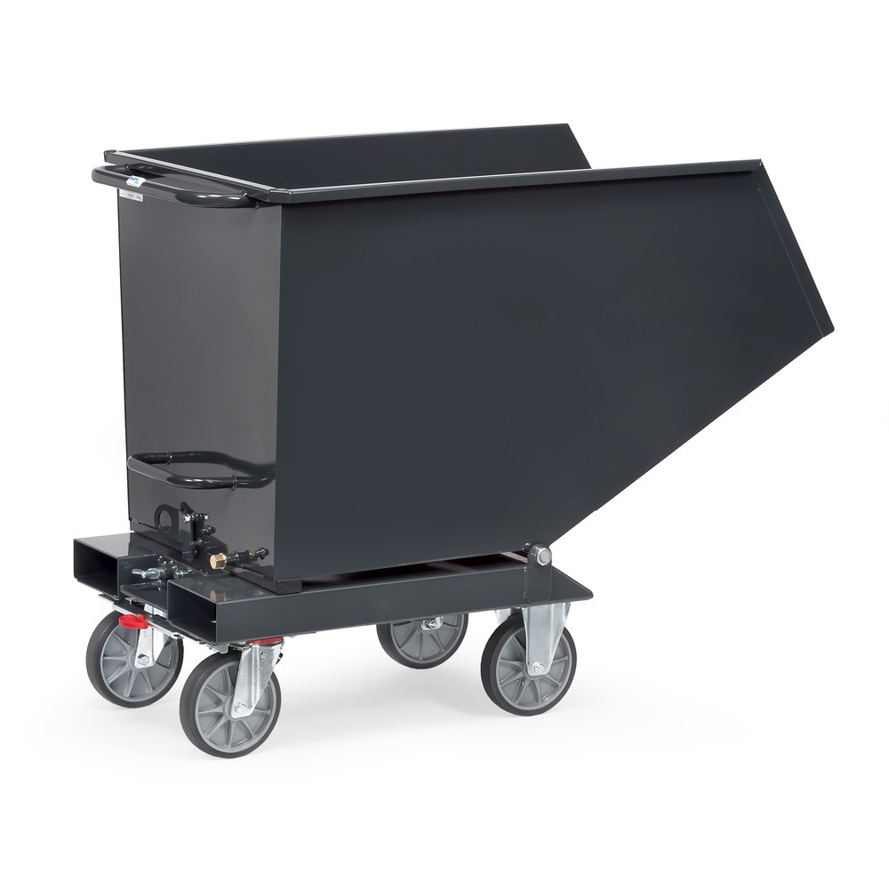 Immagine del prodotto n. 7: fetra® vasca ribaltabile ribaltabile con ruote, 0,8 m³, grigio antracite