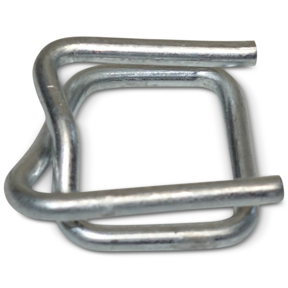 Immagine del prodotto: Fibbie in metallo per reggetta in PET, larghezza nastro 19 mm, 1.000 pz/unità di vendita
