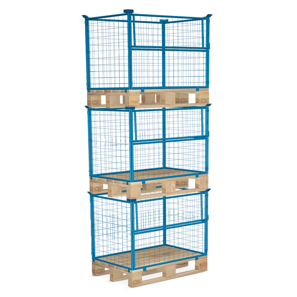 Immagine del prodotto n. 2: fissaggio per pallet CORDES, metà pieghevole, Euro pallet, verniciato, altezza costruttiva 1.000 mm