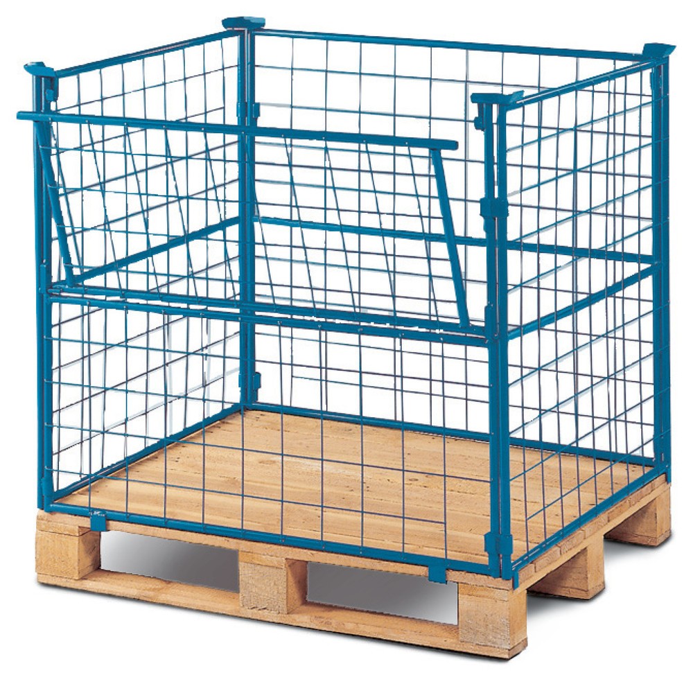 Immagine del prodotto: fissaggio per pallet CORDES, metà pieghevole, Euro pallet, verniciato, altezza costruttiva 800 mm