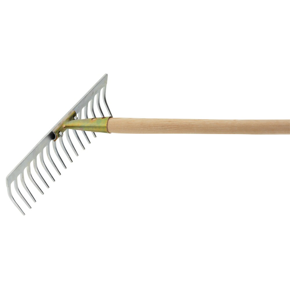Immagine del prodotto: FLORA Rastrello da giardino professionale, temprato e regolabile, 16 rebbi, larghezza 420 mm