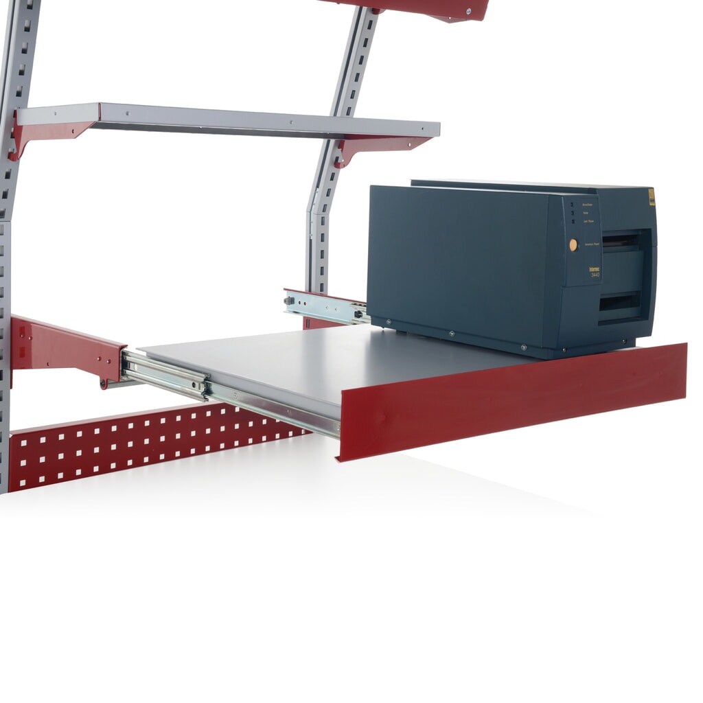 Immagine del prodotto: Ripiano estraibile per tavoli da imballaggio Rocholz SYSTEM FLEX, AxLxP 140 x 800 x 500 mm