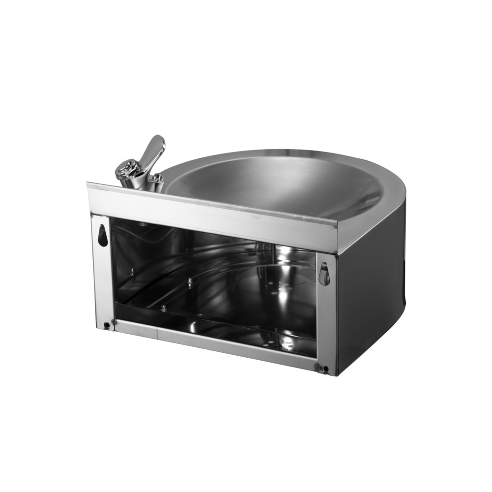 Immagine del prodotto n. 2: Fontanella Air-Wolf con getto d'acqua curvo in acciaio inox spazzolato