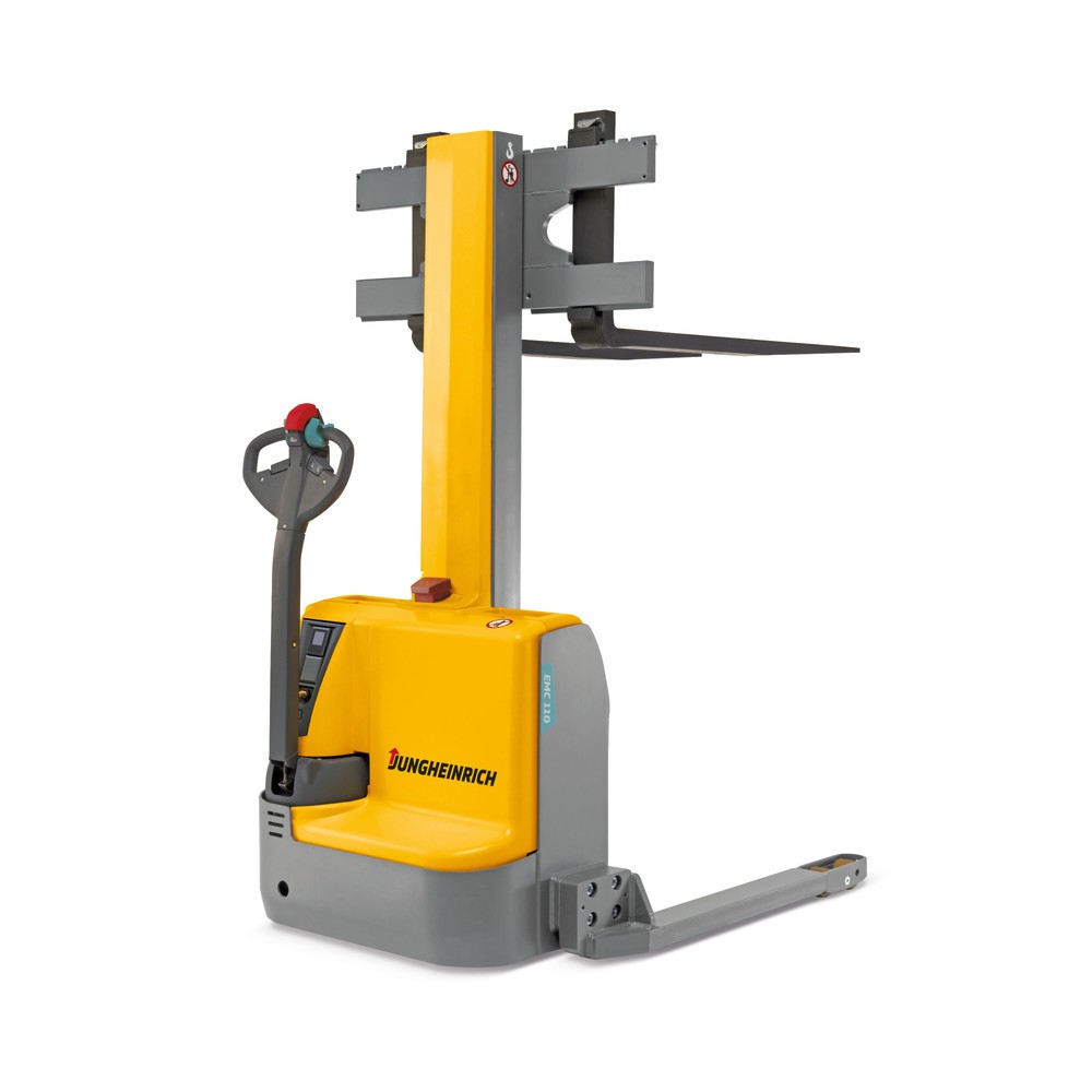 Jungheinrich Elevatore elettrico EMC B10, nella versione a scartamento largo