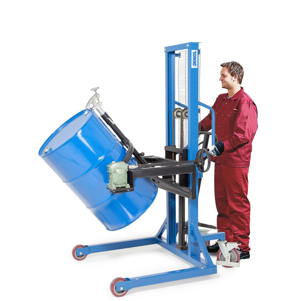 Immagine del prodotto n. 4: Girafusti da 180°, portata 350 kg, sollevamento a timone, altezza di sollevamento 0-1.300 mm