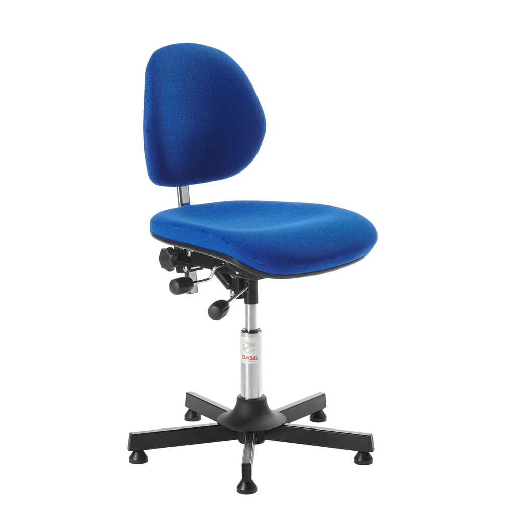 Global Stole A/S Sedia girevole da lavoro Aktiv, altezza seduta 520-650 mm, tessuto imbottito, base in acciaio Immagine del prodotto: Global Stole A/S Sedia girevole da lavoro Aktiv, altezza seduta 520-650 mm, tessuto imbottito, base in acciaio
