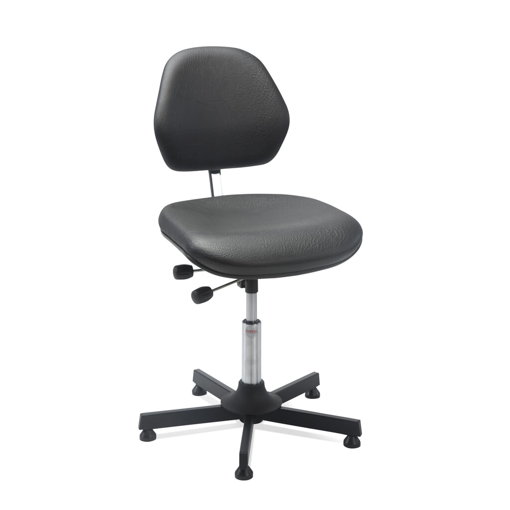 Global Stole A/S Sedia girevole da lavoro Aktiv Alba, altezza seduta 610-800 mm, similpelle, base in acciaio Immagine del prodotto: Global Stole A/S Sedia girevole da lavoro Aktiv Alba, altezza seduta 610-800 mm, similpelle, base in acciaio