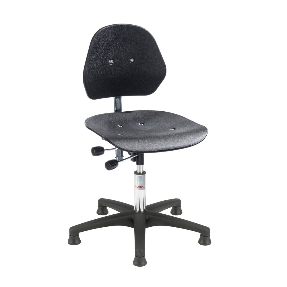 Immagine del prodotto n. 1: Global Stole A/S Sedia girevole da lavoro Solid, altezza seduta 480-610 mm, piedini, base in materiale plastico