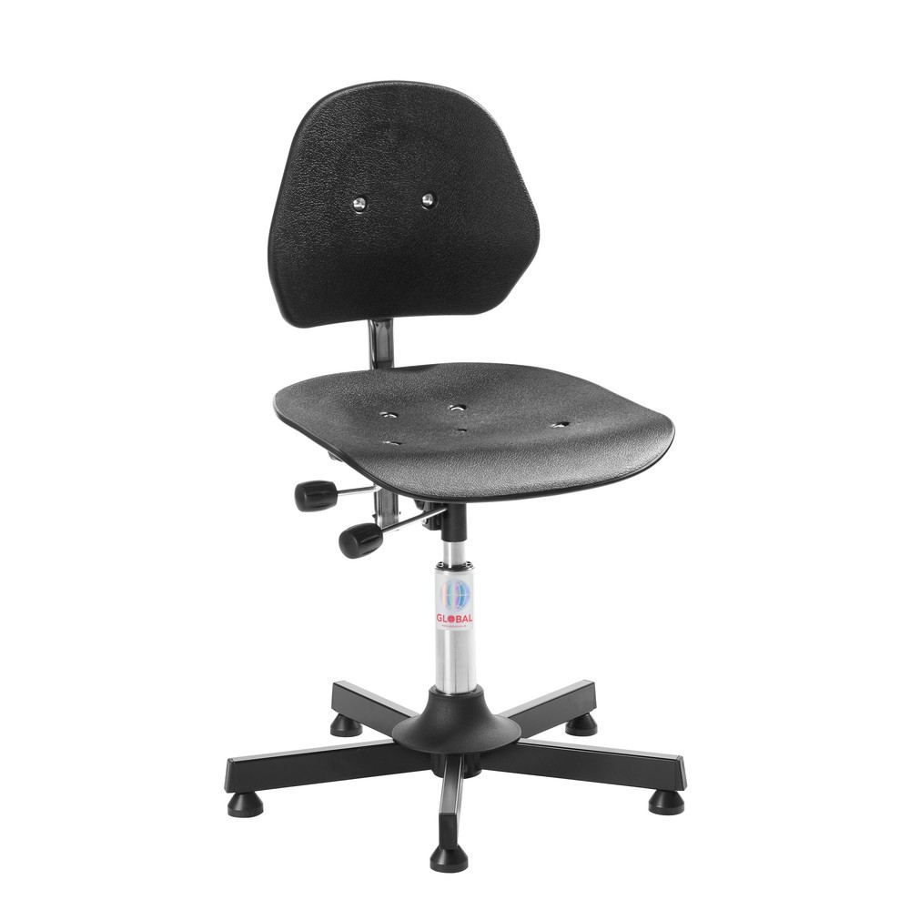 Immagine del prodotto n. 1: Global Stole A/S Sedia girevole da lavoro Solid, altezza seduta 520-650 mm, piedini, base in acciaio