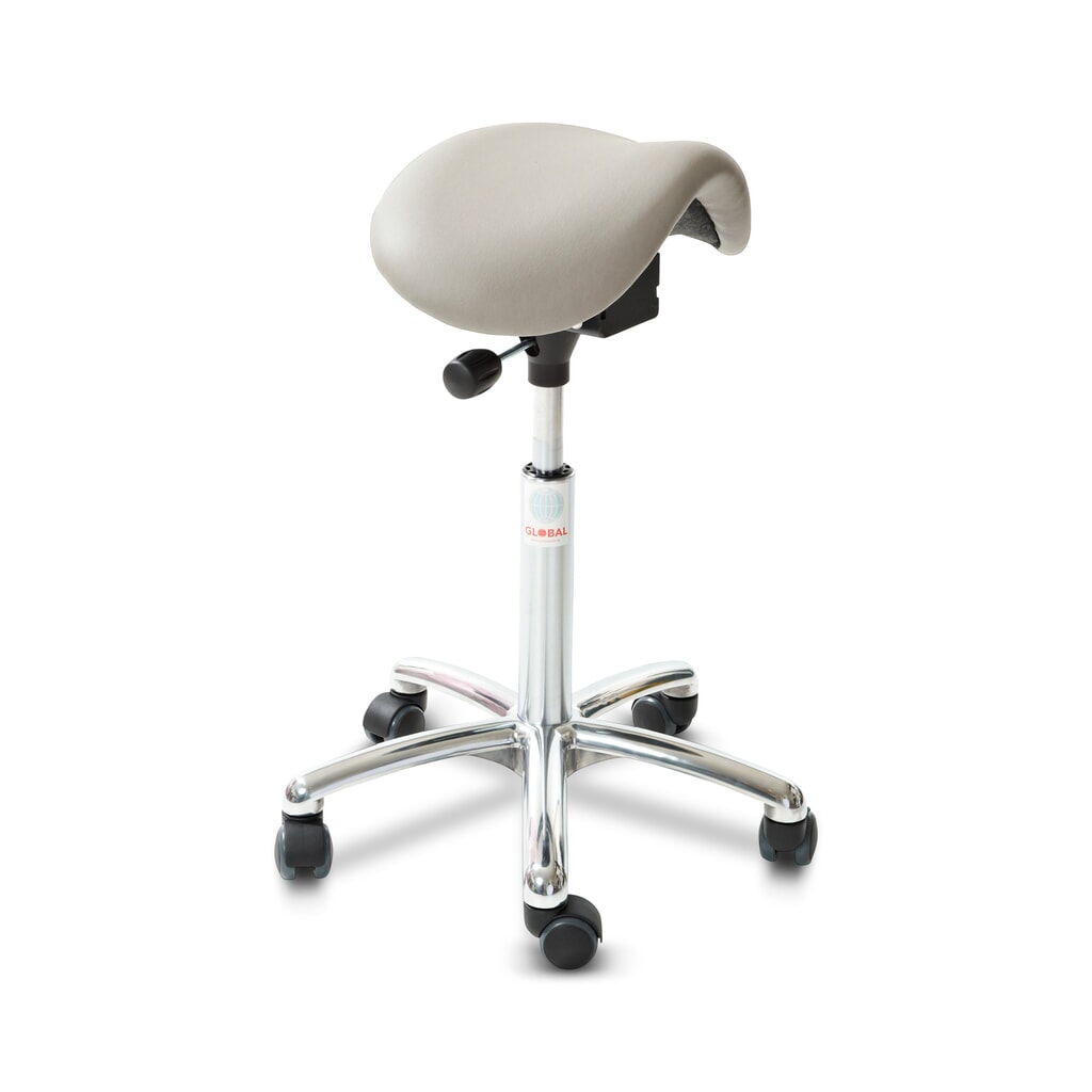 Global Stole A/S Sgabello a sella Mini, grigio Immagine del prodotto: Global Stole A/S Sgabello a sella Mini, grigio