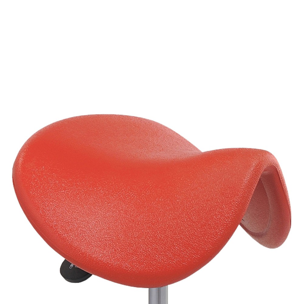 Immagine del prodotto n. 3: Global Stole A/S Sgabello Ergonomic, sedile a sella in PU, altezza seduta 480-550 mm, ruote, nero