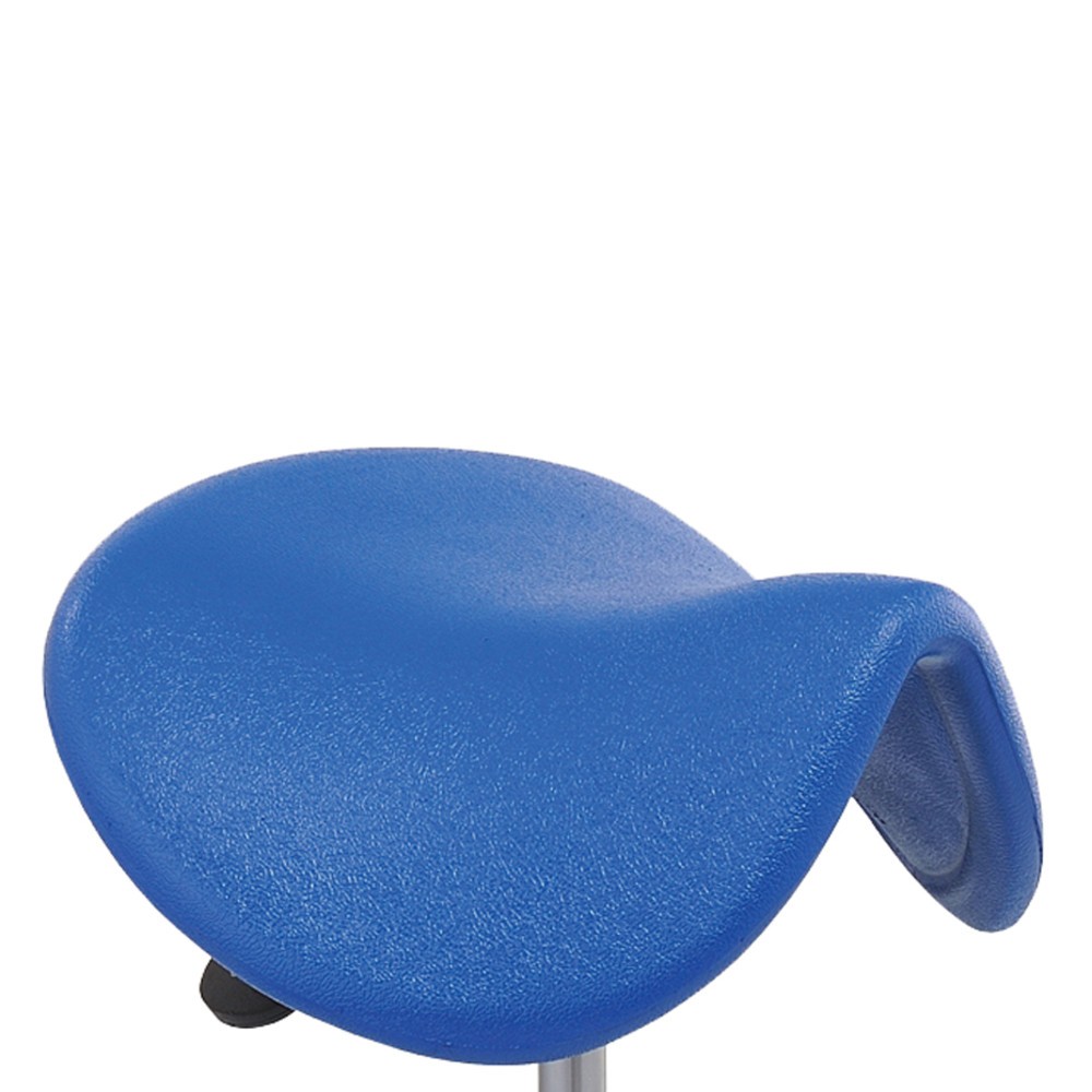 Immagine del prodotto n. 4: Global Stole A/S Sgabello Ergonomic, sedile a sella in PU, altezza seduta 480-550 mm, ruote, nero