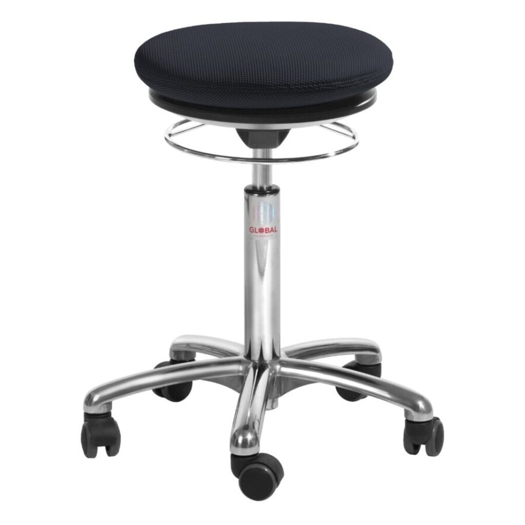 Immagine del prodotto: Global Stole A/S Sgabello Pilates, tessuto 3D, altezza seduta 540-730 mm, nero