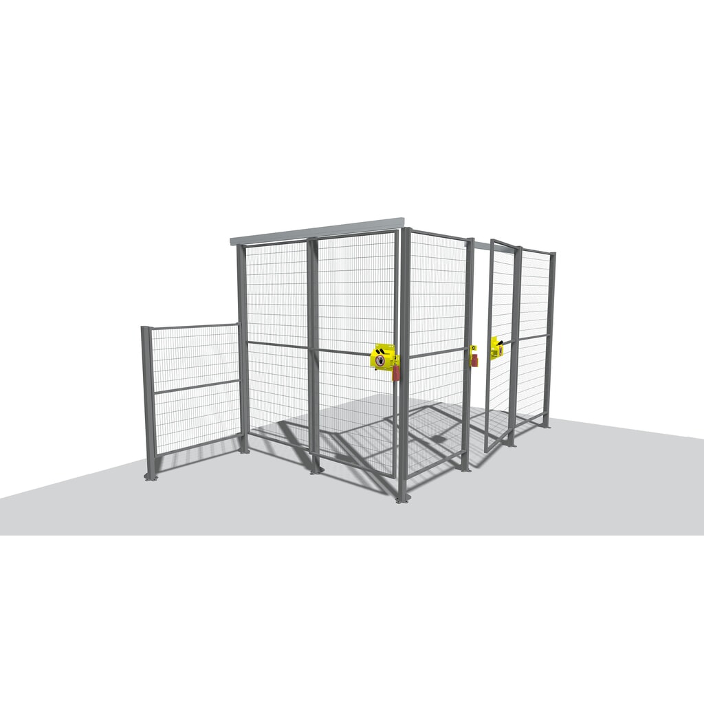Immagine del prodotto: Griglia di protezione macchine TROAX® Profi, HxL 2.050 x 200 mm