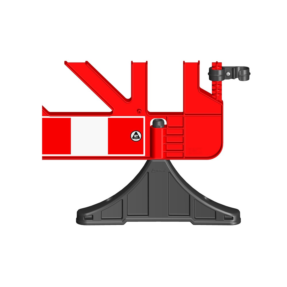 Immagine del prodotto n. 3: Griglia di sbarramento in PP, piedini in PVC, rosso