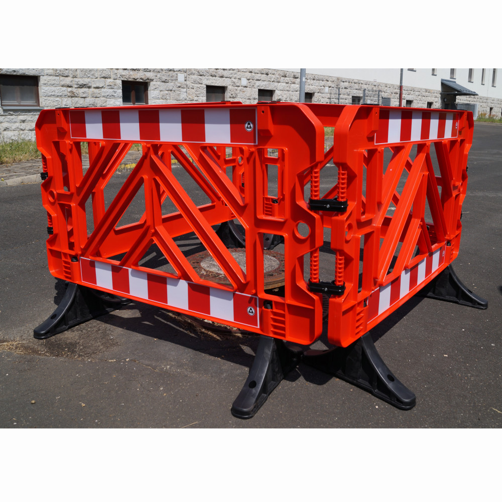 Immagine del prodotto n. 6: Griglia di sbarramento in PP, piedini in PVC, rosso