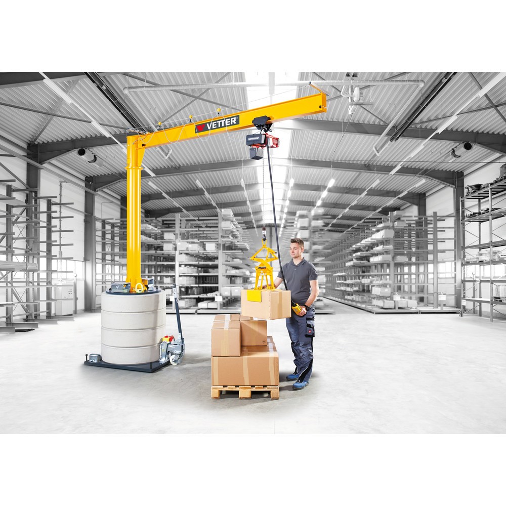 Immagine del prodotto n. 4: Gru orientabile VETTER® incl. paranco elettrico a catena LIFTKET, raggio di rotazione 270°, sbraccio 2.900 mm, portata 125 kg