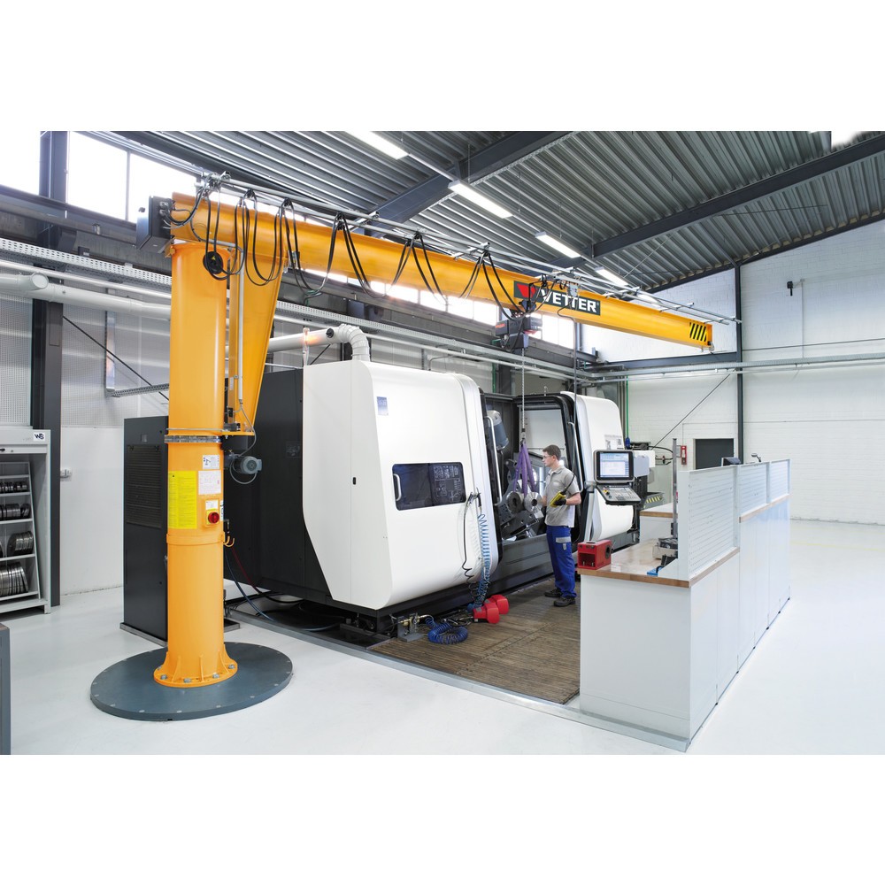 Immagine del prodotto n. 4: Gru orientabile VETTER® incl. paranco elettrico a catena LIFTKET, versione a colonna, raggio di rotazione 360°, sbraccio 3.000 mm incl. paranco elettrico a catena LIFTKET, portata 250 kg