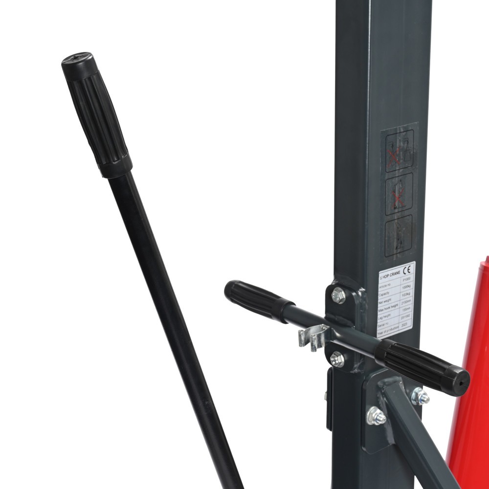 Immagine del prodotto n. 2: Gru parallela Steinbock®, pompa a due vie, portata 1.000 kg