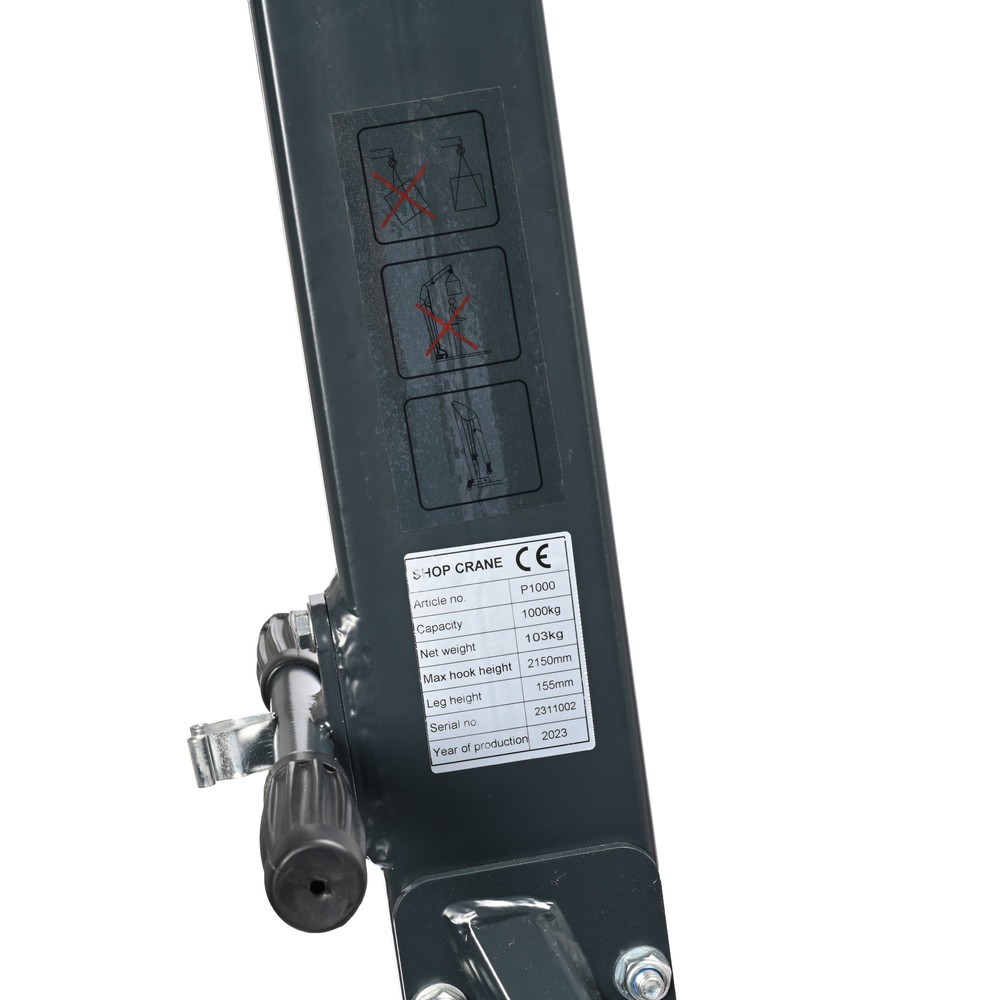 Immagine del prodotto n. 14: Gru parallela Steinbock®, pompa a due vie, portata 1.000 kg