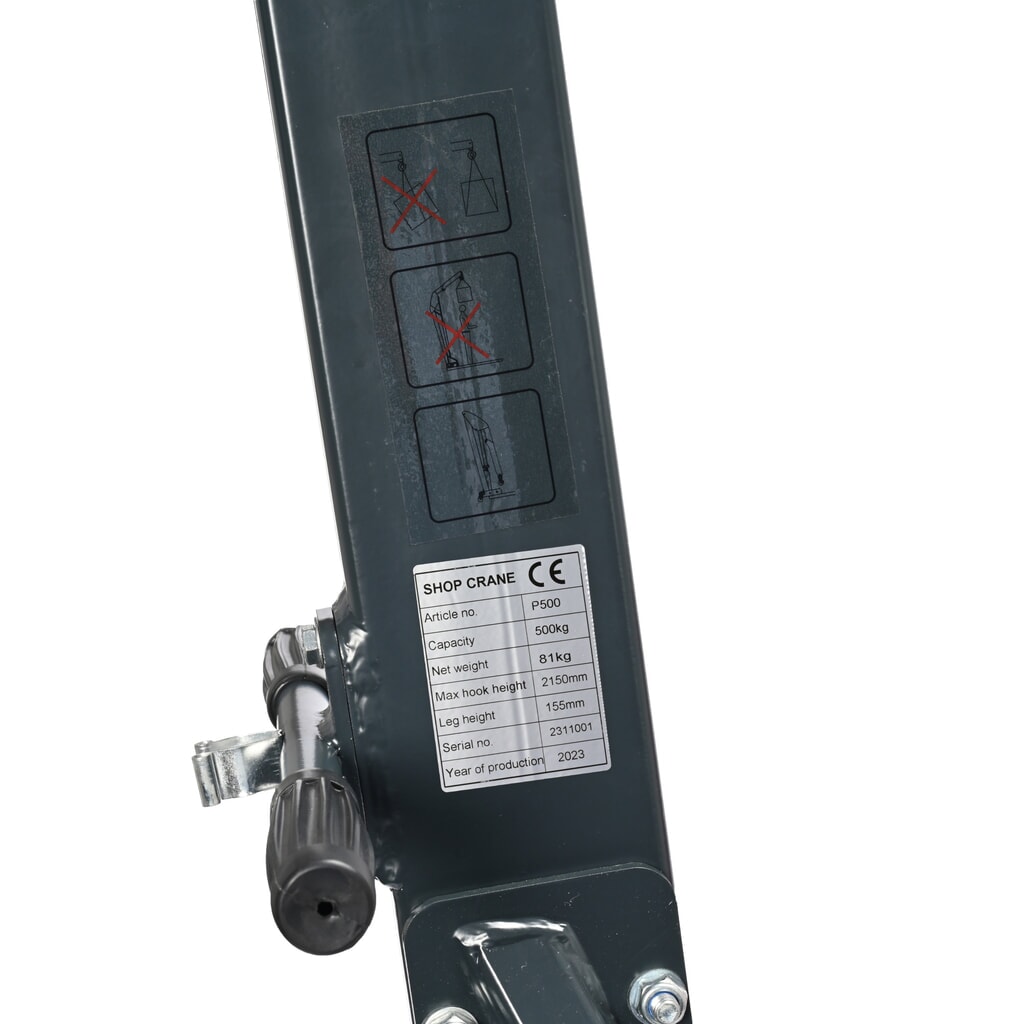 Gru parallela Steinbock®, pompa a due vie, portata 500 kg Immagine del prodotto n. 18: Gru parallela Steinbock®, pompa a due vie, portata 500 kg