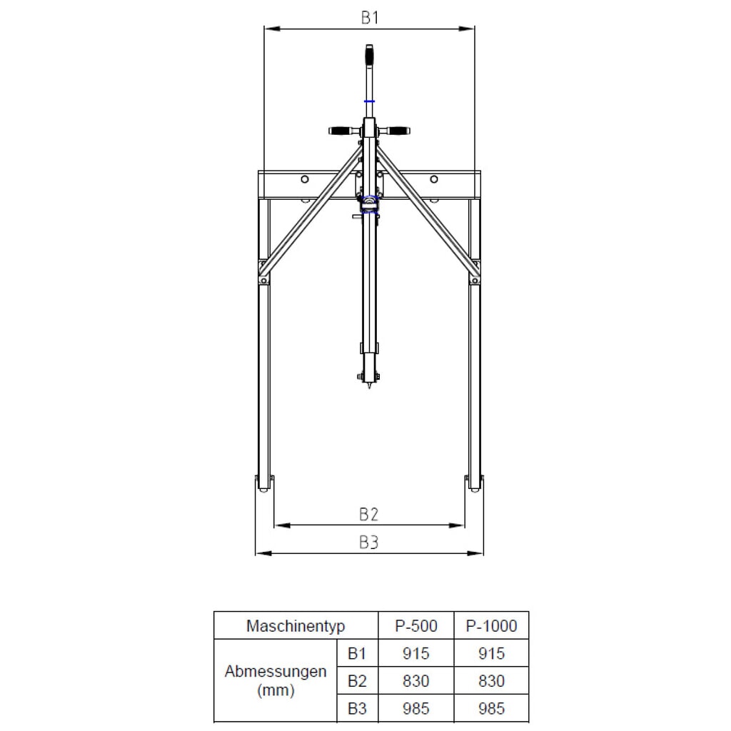 Immagine del prodotto n. 8: Gru parallela Steinbock®, pompa a due vie, portata 500 kg