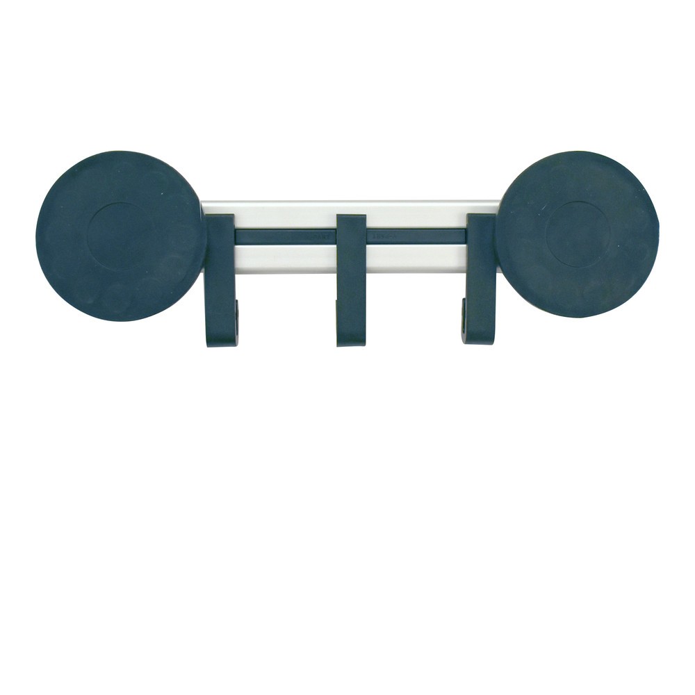 Immagine del prodotto n. 3: Guardaroba da parete, magnetico, 3 ganci, grigio, nero