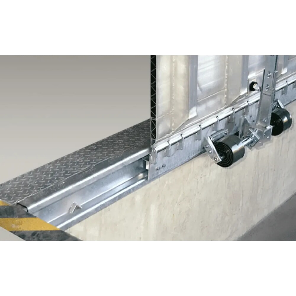 Guida per ponti basculanti, sostenuta da molle con dispositivo di sicurezza anti-caduta, lunghezza 2.000 mm, zincato Immagine del prodotto n. 2: Guida per ponti basculanti, sostenuta da molle con dispositivo di sicurezza anti-caduta, lunghezza 2.000 mm, zincato