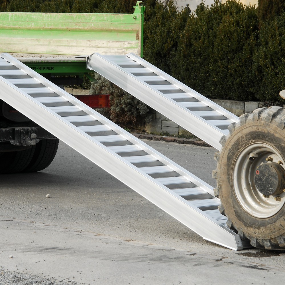 Immagine del prodotto n. 3: Guide di carico con pioli, senza bordo, portata 1.660 kg/paio, lunghezza 2.340 mm