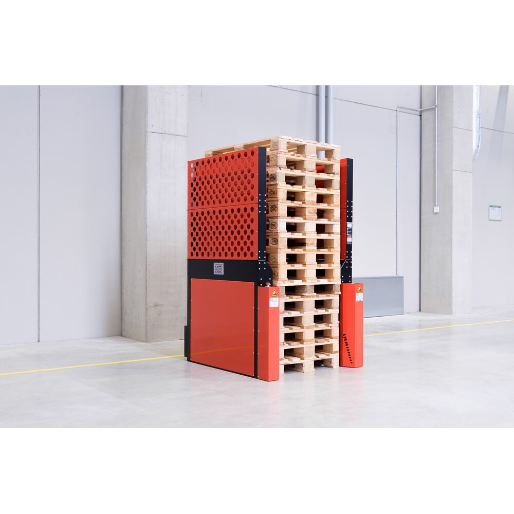 Magazzino pallet Hagenauer+Denk PalServer Universal, 15 pallet, LxL 800 x 1200 mm, arancione sanguigno Immagine del prodotto n. 1: Magazzino pallet Hagenauer+Denk PalServer Universal, 15 pallet, LxL 800 x 1200 mm, arancione sanguigno